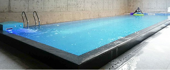 東莞中信御園別墅S350+層流推進(jìn)器恒溫泳池工程